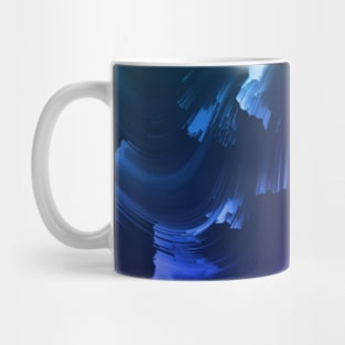 Purple Ocean Waves Calm Surfer Ombre Mug